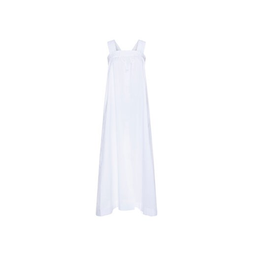 Max Mara Leisure Sukienka letnia Cappa 32210706 Biały Regular Fit ze sklepu MODIVO w kategorii Sukienki - zdjęcie 169287584