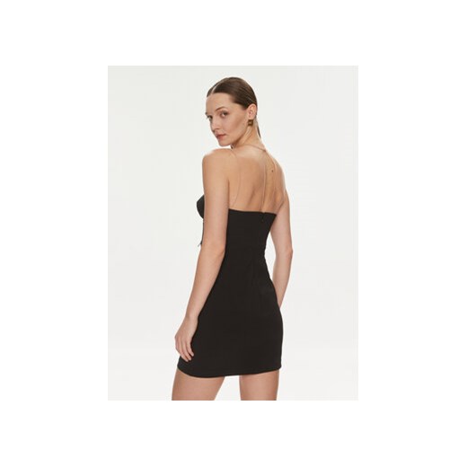 Elisabetta Franchi Sukienka koktajlowa AB-514-41E2-V300 Czarny Slim Fit Elisabetta Franchi 46 MODIVO