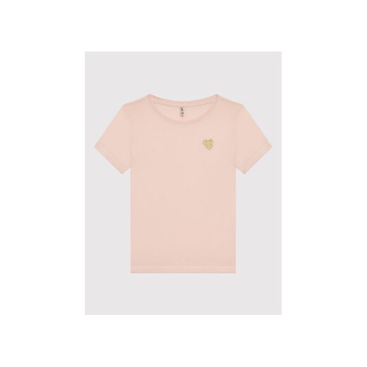 Kids ONLY T-Shirt Kita 15266481 Różowy Regular Fit 110_116 MODIVO