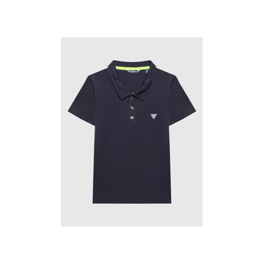 Guess Polo L2GP02 KAPY0 Granatowy Regular Fit ze sklepu MODIVO w kategorii T-shirty chłopięce - zdjęcie 169288072