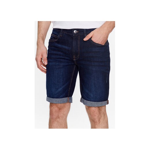 INDICODE Szorty jeansowe Kaden 70-100 Niebieski Regular Fit ze sklepu MODIVO w kategorii Spodenki męskie - zdjęcie 169288240
