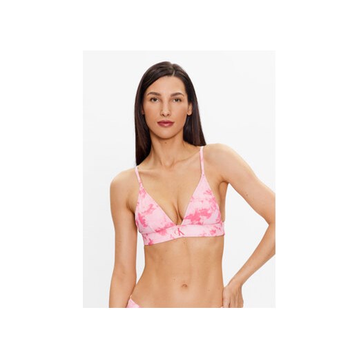 Calvin Klein Swimwear Góra od bikini KW0KW02121 Różowy ze sklepu MODIVO w kategorii Stroje kąpielowe - zdjęcie 169288533