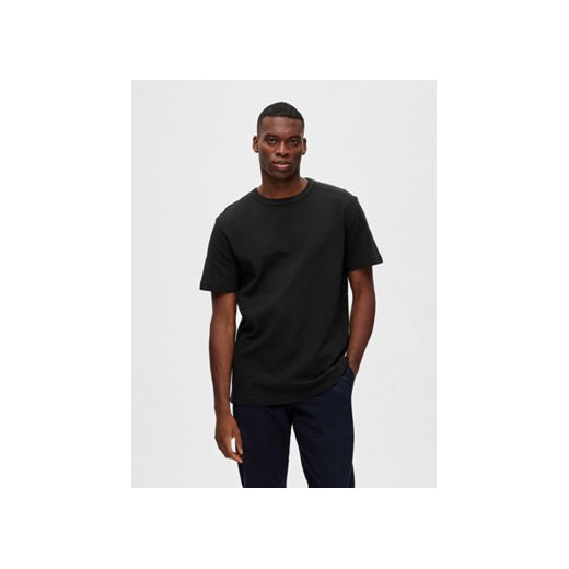 Selected Homme T-Shirt 16088532 Czarny Relaxed Fit ze sklepu MODIVO w kategorii T-shirty męskie - zdjęcie 169288614