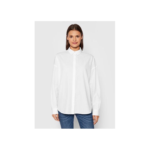 Selected Femme Koszula Hema 16079698 Biały Regular Fit ze sklepu MODIVO w kategorii Koszule damskie - zdjęcie 169288681