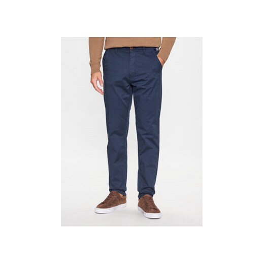Blend Chinosy 20715115 Granatowy Slim Fit ze sklepu MODIVO w kategorii Spodnie męskie - zdjęcie 169288950