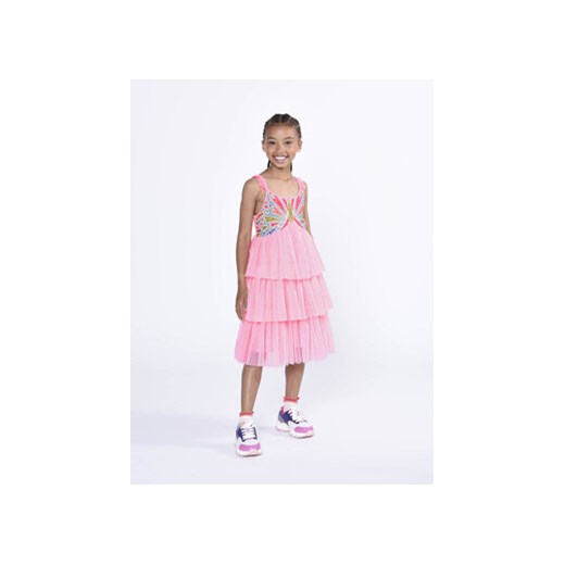 Billieblush Sukienka elegancka U12816 Różowy Regular Fit ze sklepu MODIVO w kategorii Sukienki dziewczęce - zdjęcie 169288992