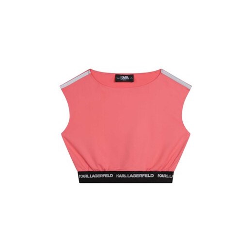Karl Lagerfeld Kids Top Z15410 M Czerwony Regular Fit ze sklepu MODIVO w kategorii Bluzki dziewczęce - zdjęcie 169289321