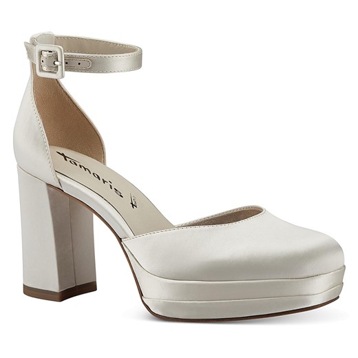 Półbuty Tamaris 1-24406-20 Pearl Satin 150 Tamaris 39 eobuwie.pl