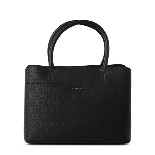 Calvin Klein Torebka damska Kobiety Sztuczne włókno czarny jednolity ze sklepu vangraaf w kategorii Torby Shopper bag - zdjęcie 169292171