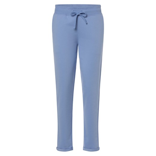 Marie Lund Damskie spodnie dresowe Kobiety Bawełna niebieski jednolity ze sklepu vangraaf w kategorii Spodnie damskie - zdjęcie 169294652