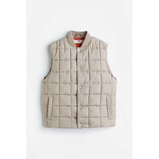 H & M - Pikowana kamizelka - Brązowy H & M uniwersalny H&M