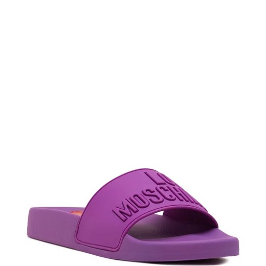 Klapki damskie Love Moschino bez zapięcia na lato
