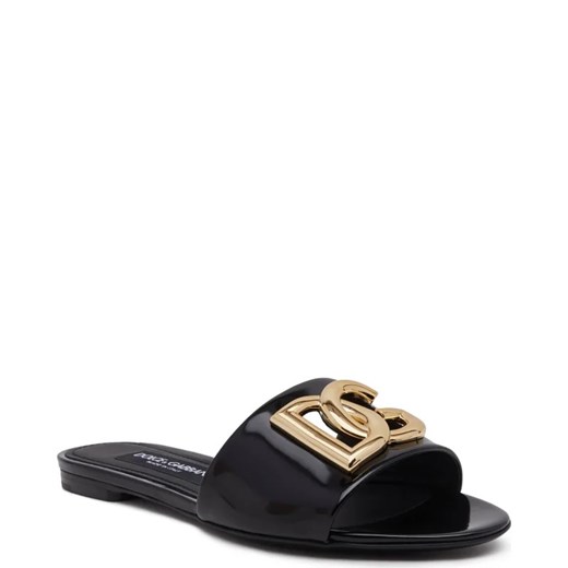 Klapki damskie Dolce & Gabbana bez zapięcia
