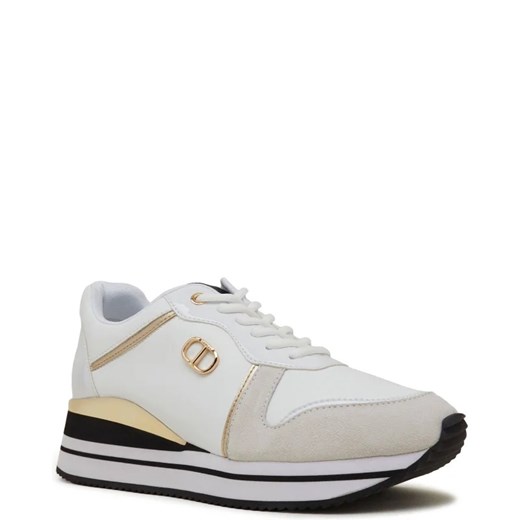 Buty sportowe damskie Twinset sneakersy wiązane z tworzywa sztucznego na wiosnę
