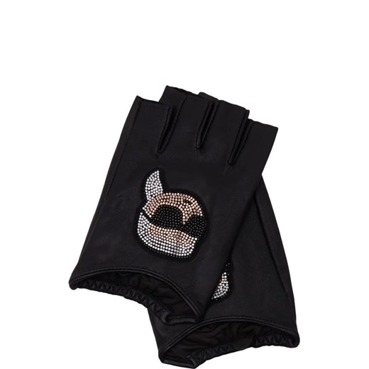 Karl Lagerfeld Skórzane rękawiczki k/ikonik 2.0 rhnstn fl ze sklepu Gomez Fashion Store w kategorii Rękawiczki damskie - zdjęcie 169295803