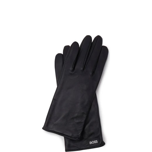 BOSS BLACK Skórzane rękawiczki Gueen ME ze sklepu Gomez Fashion Store w kategorii Rękawiczki damskie - zdjęcie 169295850