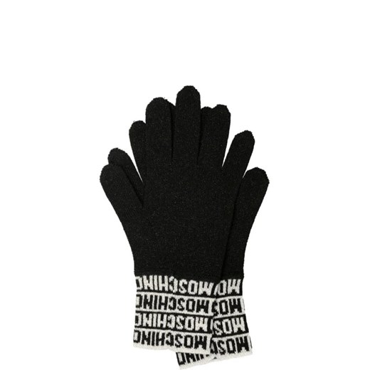 Moschino Rękawiczki | z dodatkiem wełny Moschino Uniwersalny Gomez Fashion Store