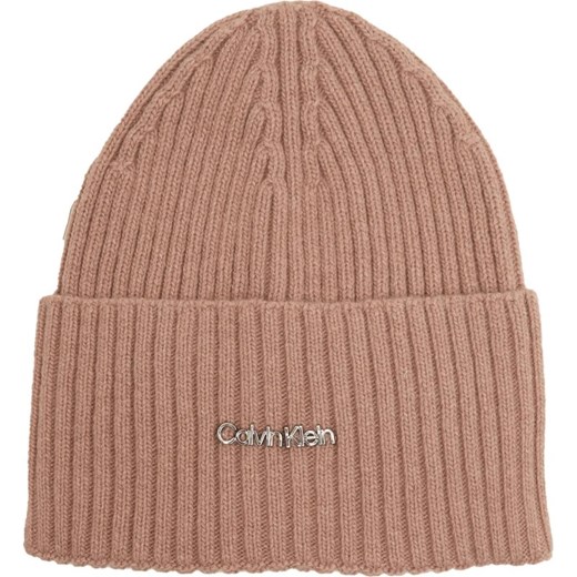 Calvin Klein Czapka | z dodatkiem wełny i kaszmiru ze sklepu Gomez Fashion Store w kategorii Czapki zimowe damskie - zdjęcie 169296143