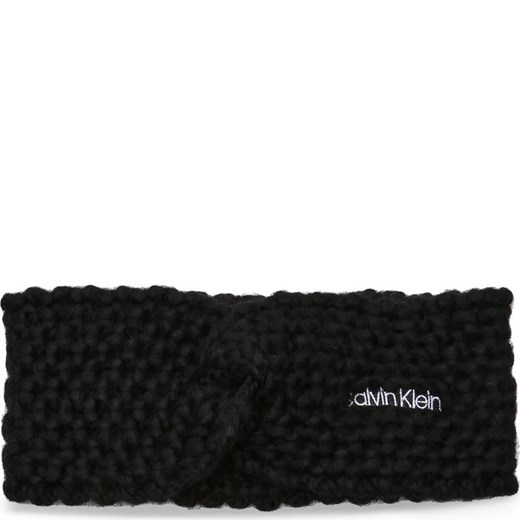 Calvin Klein Wełniana opaska MICRO WAFFLE Calvin Klein Uniwersalny Gomez Fashion Store