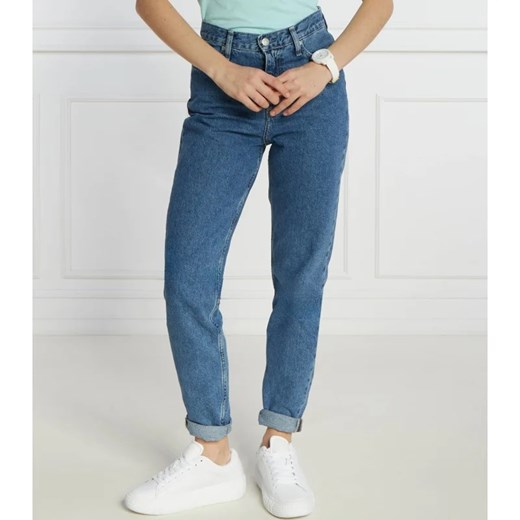 CALVIN KLEIN JEANS Jeansy | Mom Fit | high rise ze sklepu Gomez Fashion Store w kategorii Jeansy damskie - zdjęcie 169296943