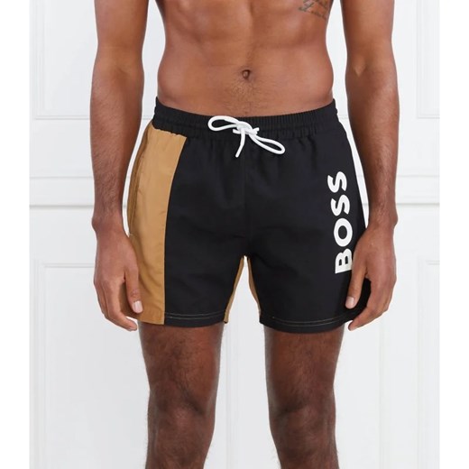 BOSS BLACK Szorty kąpielowe + ręcznik + plecak | Regular Fit ze sklepu Gomez Fashion Store w kategorii Kąpielówki - zdjęcie 169296962
