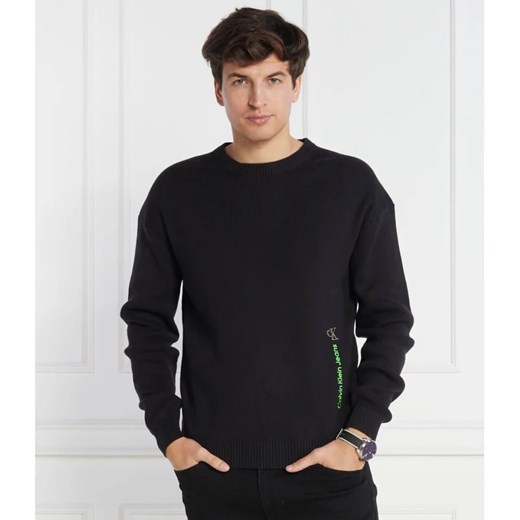 CALVIN KLEIN JEANS Bluza VERTICAL INSTITUTIONAL | Regular Fit XL okazja Gomez Fashion Store