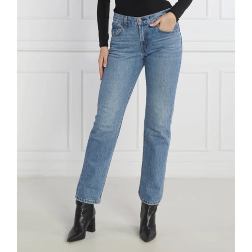 Jeansy damskie Levi's bawełniane