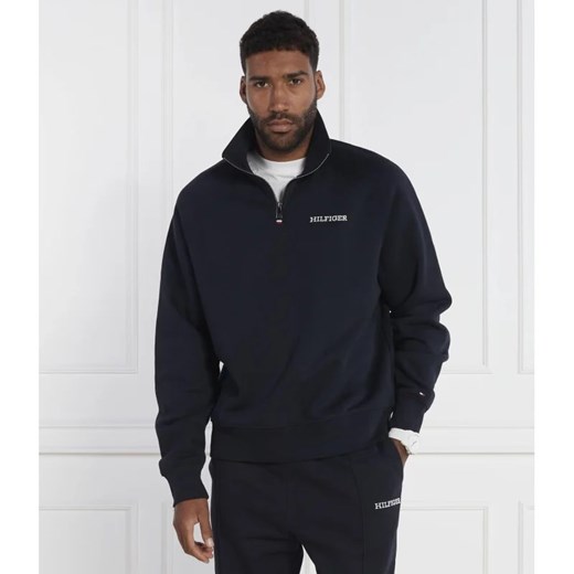 Tommy Hilfiger Bluza MONOTYPE EMBRO HALF ZIP | Regular Fit Tommy Hilfiger M okazja Gomez Fashion Store