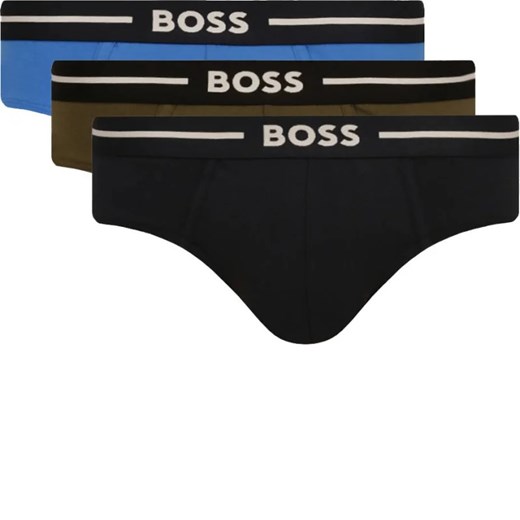 BOSS BLACK Slipy 3-pack HipBr 3P Bold L okazja Gomez Fashion Store
