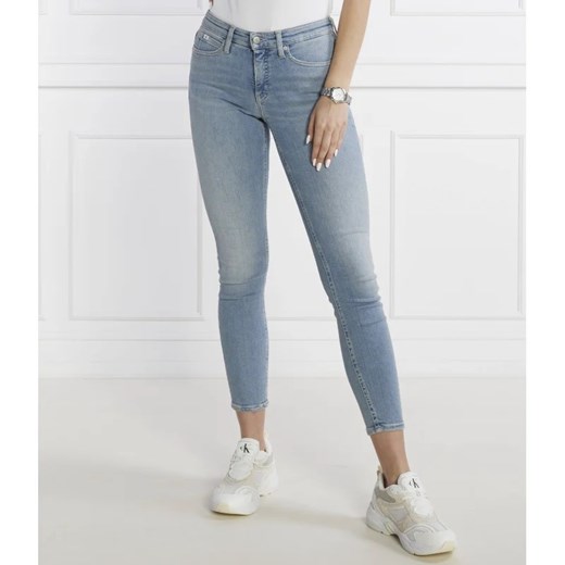 Jeansy damskie Calvin Klein z elastanu 