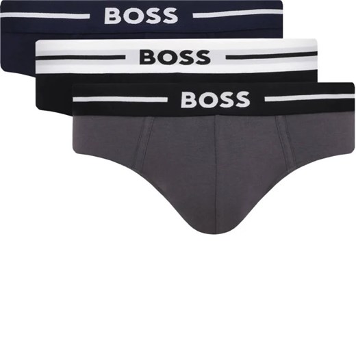 BOSS BLACK Slipy 3-pack HipBr 3P Bold ze sklepu Gomez Fashion Store w kategorii Majtki męskie - zdjęcie 169297491
