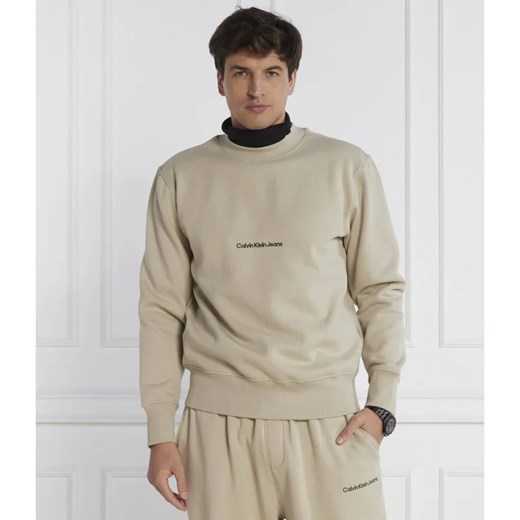 CALVIN KLEIN JEANS Bluza INSTITUTIONAL CREW NECK | Relaxed fit XL wyprzedaż Gomez Fashion Store