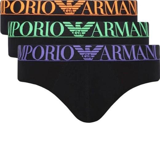Emporio Armani Slipy 3-pack ze sklepu Gomez Fashion Store w kategorii Majtki męskie - zdjęcie 169297602