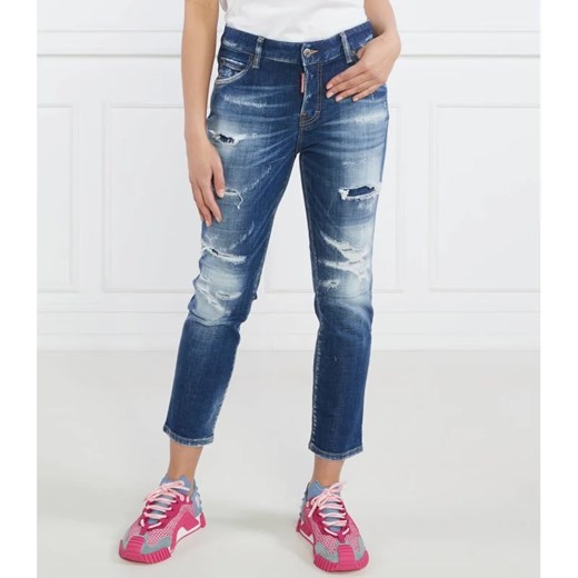 Dsquared2 Jeansy Cool Girl Crop Jeans | Regular Fit Dsquared2 32 Gomez Fashion Store