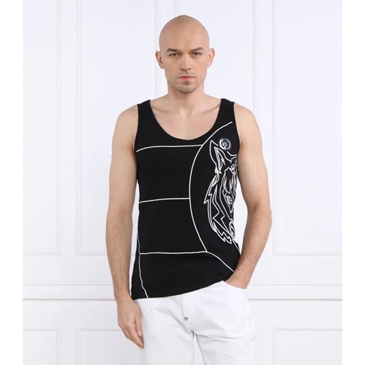 Plein Sport Tank top | Regular Fit ze sklepu Gomez Fashion Store w kategorii T-shirty męskie - zdjęcie 169297793