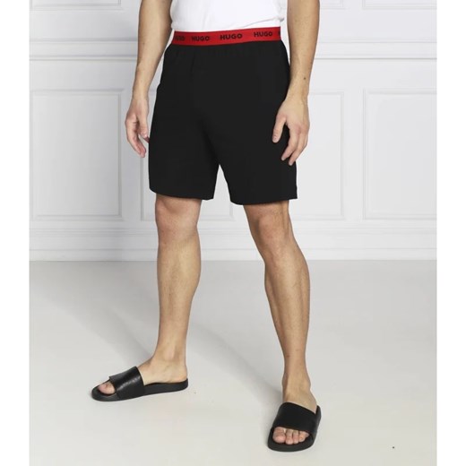 Hugo Bodywear Szorty od piżamy Linked Short Pant | Regular Fit ze sklepu Gomez Fashion Store w kategorii Piżamy męskie - zdjęcie 169297963