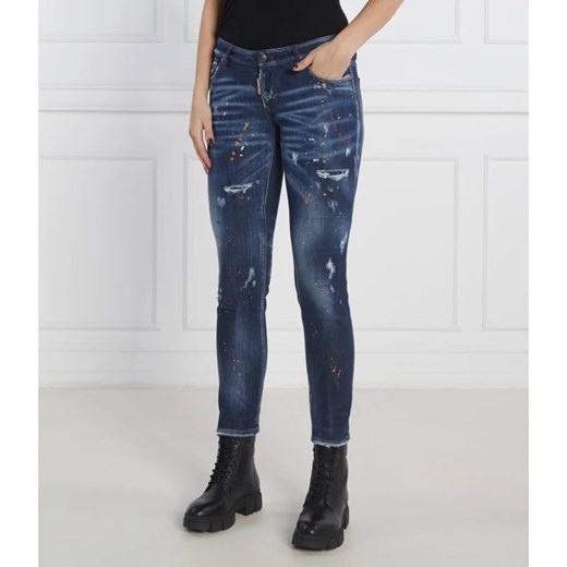 Dsquared2 Jeansy Jennifer | Slim Fit | low rise ze sklepu Gomez Fashion Store w kategorii Jeansy damskie - zdjęcie 169298074