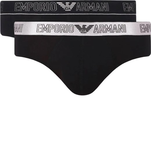 Emporio Armani Slipy 2-pack ze sklepu Gomez Fashion Store w kategorii Majtki męskie - zdjęcie 169298171