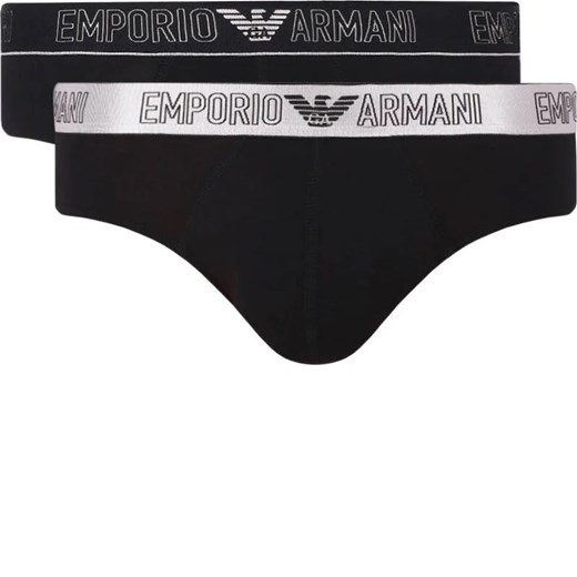 Emporio Armani Slipy 2-pack Emporio Armani S wyprzedaż Gomez Fashion Store