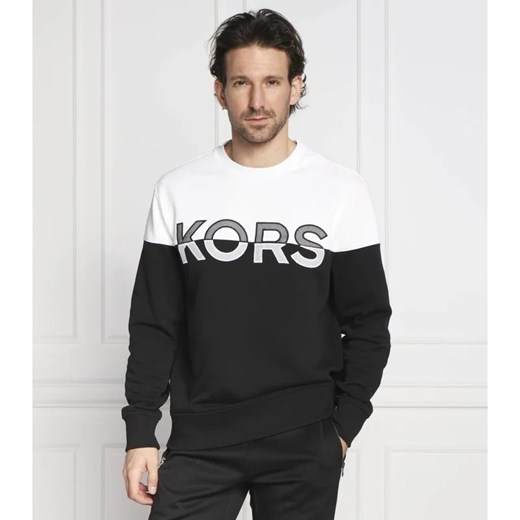 Michael Kors Bluza COLOR BLOCK MESH CREW | Regular Fit Michael Kors L Gomez Fashion Store