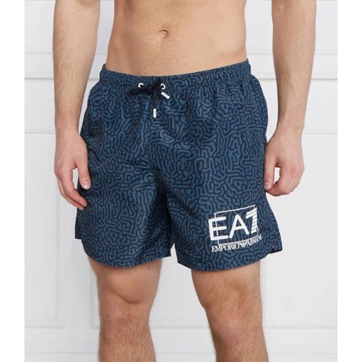 EA7 Szorty kąpielowe | Regular Fit 50 Gomez Fashion Store