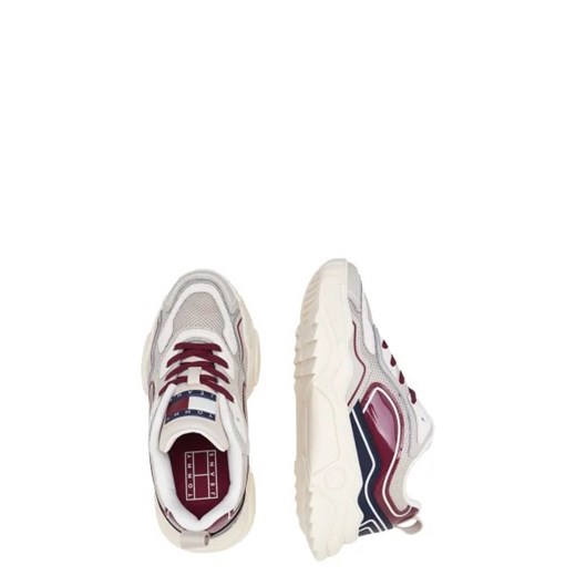 Buty sportowe damskie Tommy Jeans sneakersy sznurowane na platformie z tworzywa sztucznego na wiosnę