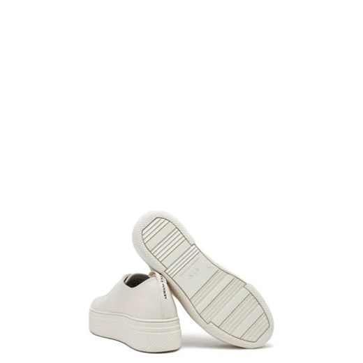 Trampki damskie białe Armani Exchange z tkaniny