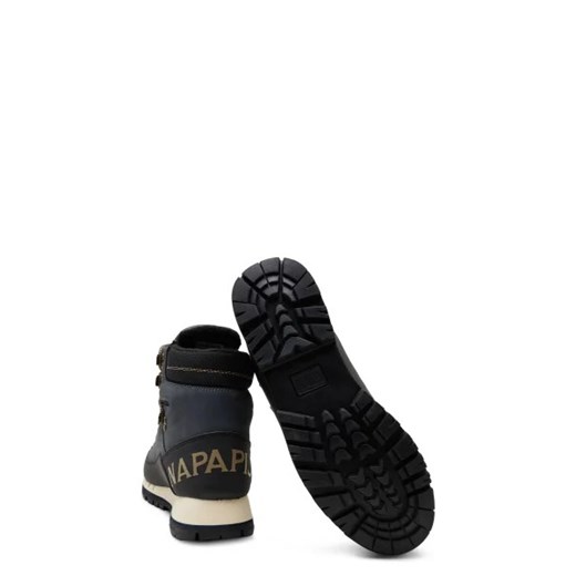 Buty zimowe męskie Napapijri sportowe skórzane