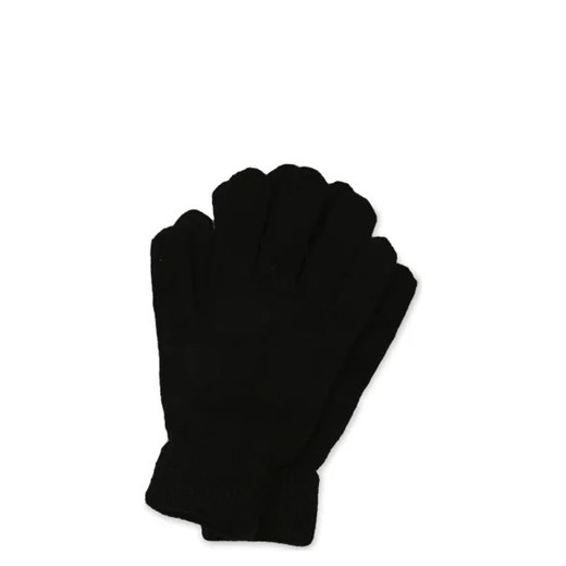 Karl Lagerfeld Rękawiczki K/Ikonik Patch Knit | z dodatkiem wełny i kaszmiru Karl Lagerfeld S promocja Gomez Fashion Store