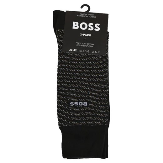 BOSS BLACK Skarpety 2-pack 2P RS Minipattern CC 43-46 Gomez Fashion Store okazja
