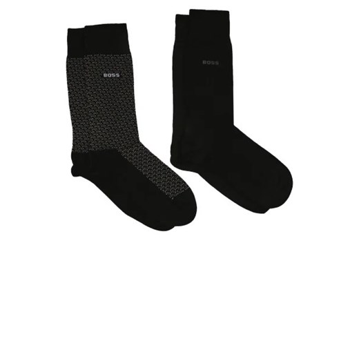 BOSS BLACK Skarpety 2-pack 2P RS Minipattern CC 39-42 okazyjna cena Gomez Fashion Store