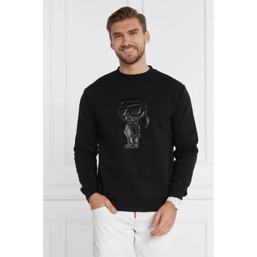 Karl Lagerfeld Bluza CREWNECK | Regular Fit Karl Lagerfeld L wyprzedaż Gomez Fashion Store