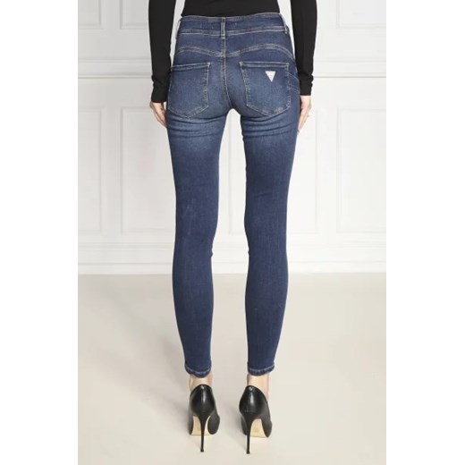 Jeansy damskie Guess granatowe