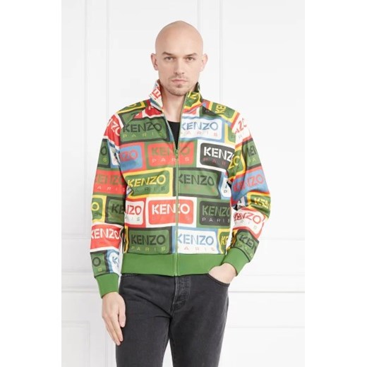 Bluza męska Kenzo wielokolorowa z napisem 